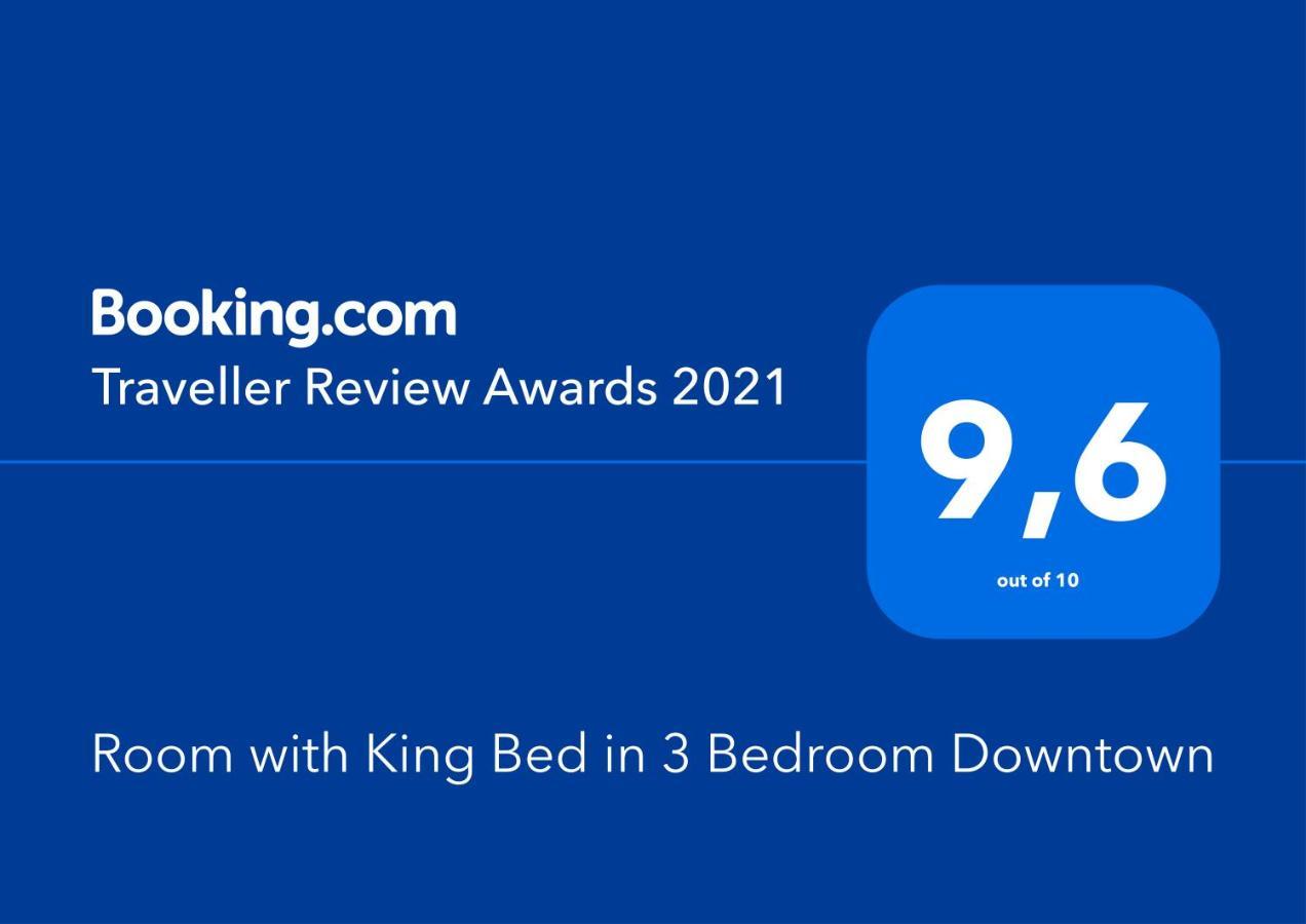 Room With King Bed In Shared 3 Bedroom Downtown Montréal Exteriör bild
